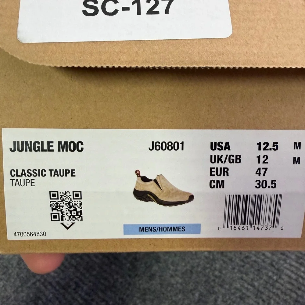 Merrell Jungle Moc Classic Taupe Clog Slip-on Shoe Loafer Men's US Size 12.5 NIB